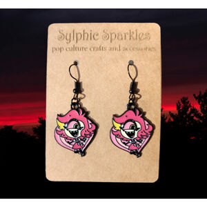Hazbin Hotel Niffty Enamel Charm Earrings